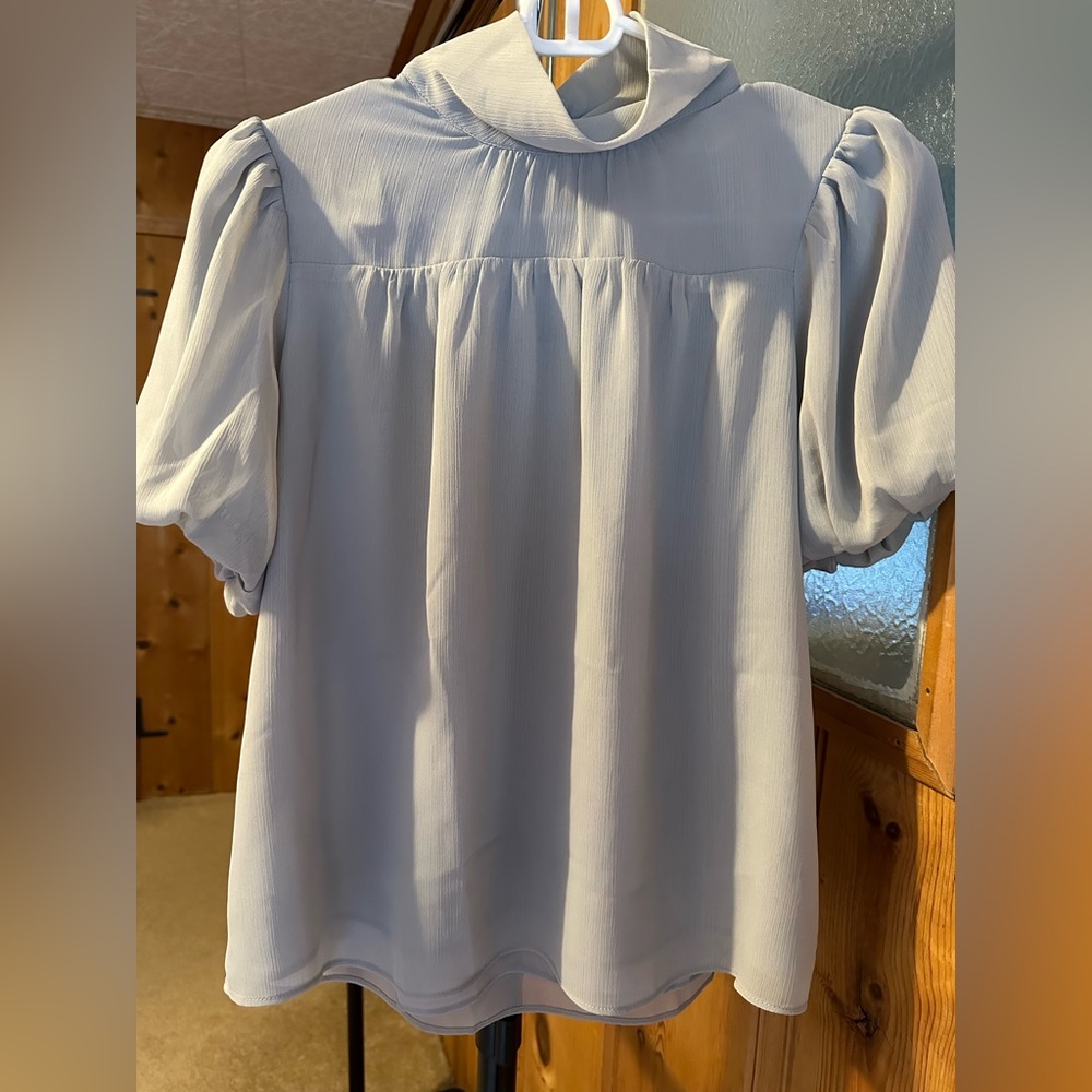 Ann Taylor Grey XXS Petite Tops